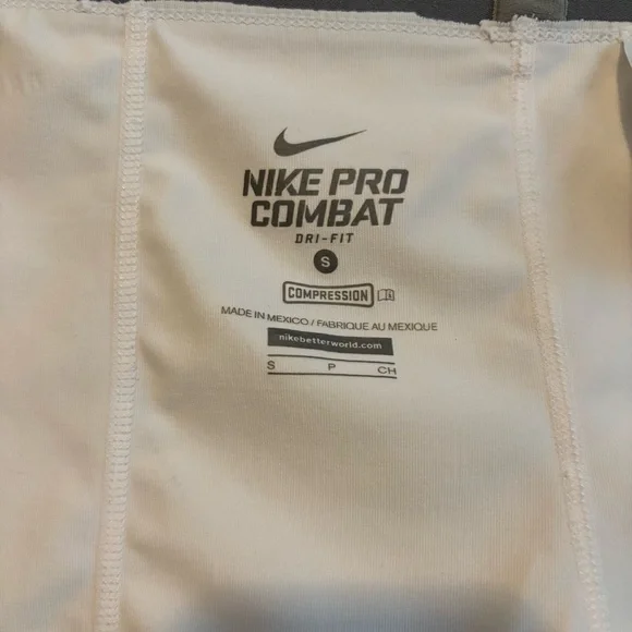 Nike Pro Combat Dri-FIT Compression Shorts - White - Picture 3 of 3